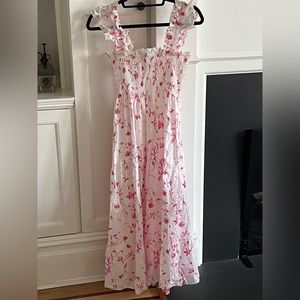 Hill House Nap Dress in Pink Botanical
